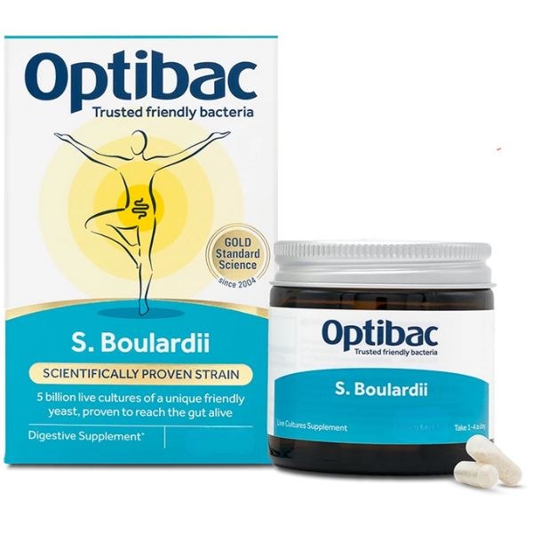 Optibac Saccharomyces Boulardii - 80 Capsules