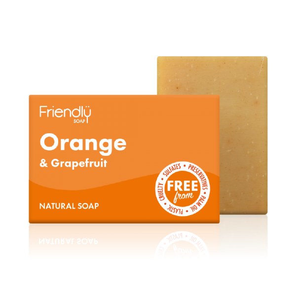 Friendly Soap | Orange & Grapefuit Soap Bar - 95g