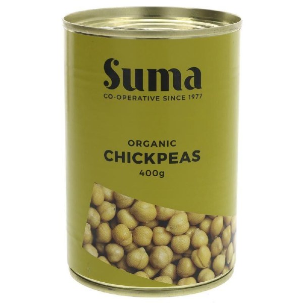 Suma Organic Canned Chickpeas - 400g