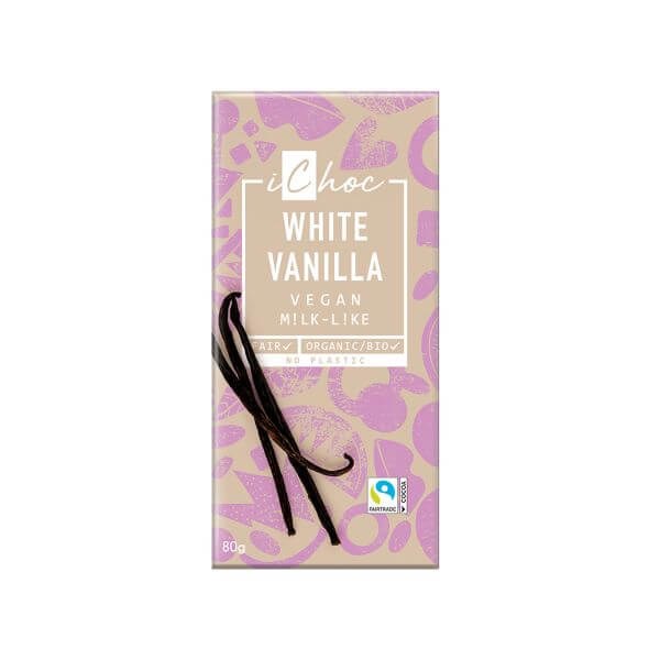 iChoc Rice Chocolate White Vanilla (80g)