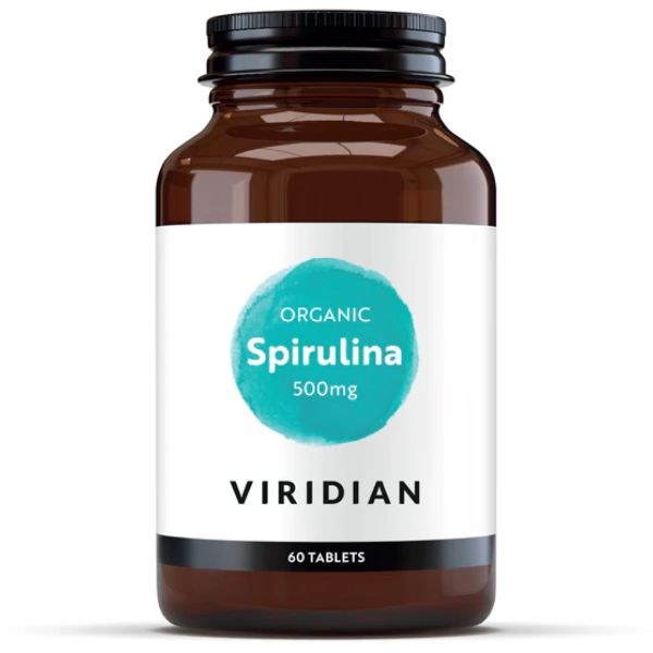 Viridian Organic Spirulina 500mg - 60 Tablets