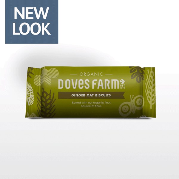 Doves Farm Organic Ginger Oat Biscuits - 200g