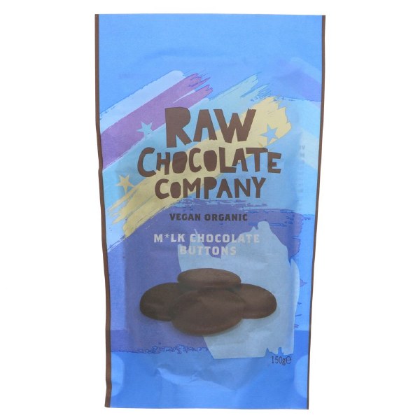 Raw Chocolate Company M*lk Choc Buttons (150g)