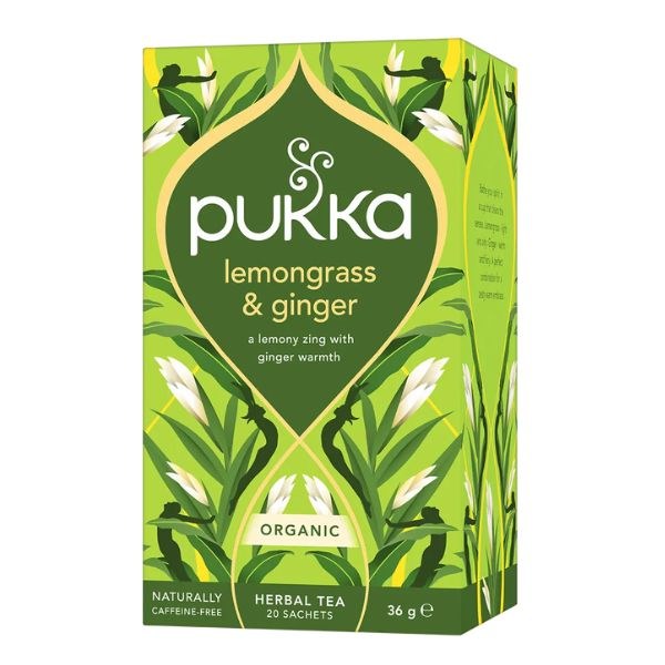 Picture of Pukka Lemongrass & Ginger Tea (20 Bags)