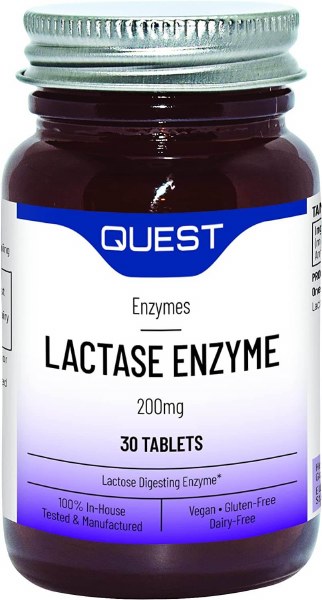 Quest Lactase Enzymes 200mg - 30 Tablets