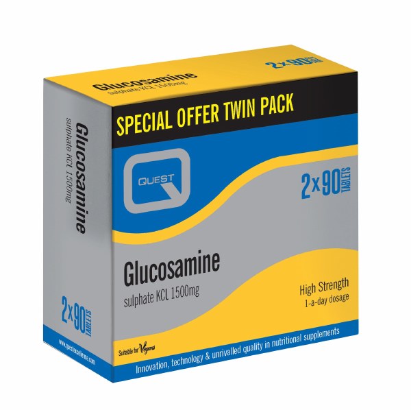 Quest Vegan Glucosamine Tablets 1500mg - Special Offer