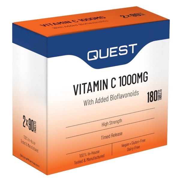 Quest Vitamin C 1000mg - 180 Tablets