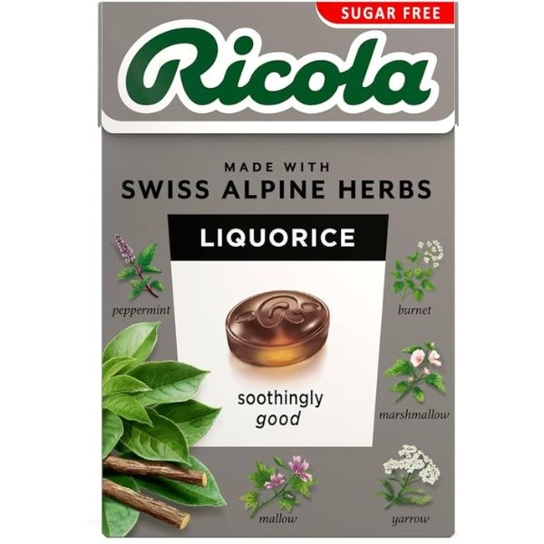 Ricola Liquorice Herbal Sweets 45g