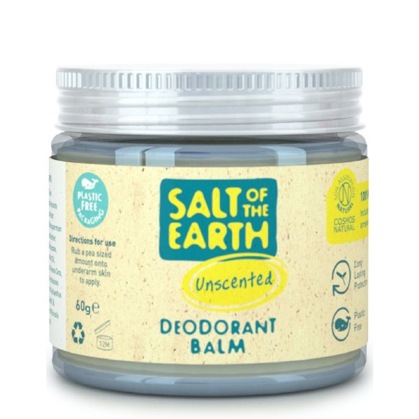 Salt of the Earth Unscented Deodorant Balm - 60g