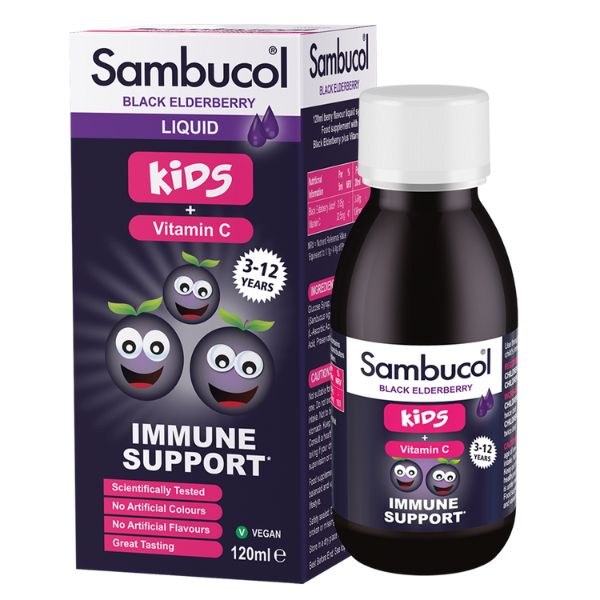 Picture of Sambucol Black Elderberry Extract for Kids - 120ml