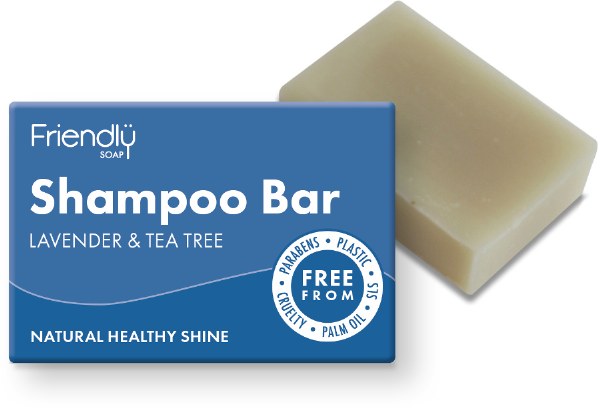 Picture of Friendly Soap Shampoo Bar - Lavender & Tea Tree 95g