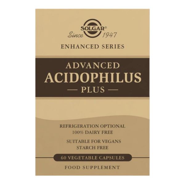 Picture of Solgar Advanced Acidophilus Plus - 60 Capsules
