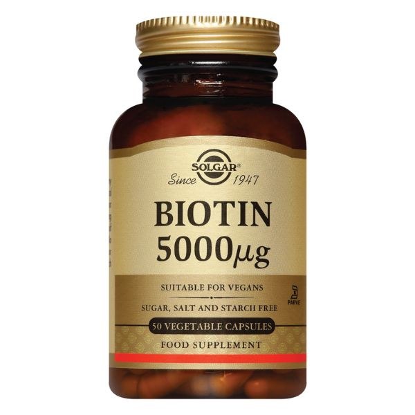 Solgar Biotin 5000ug - 50 Capsules