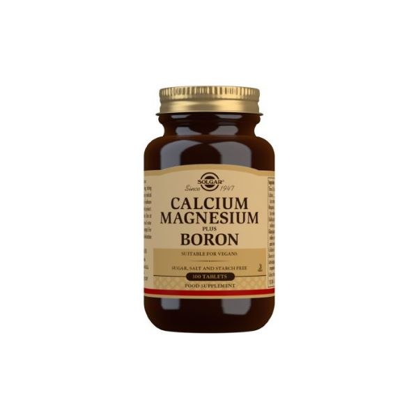 Solgar Calcium Magnesium + Boron - 100 Tablets