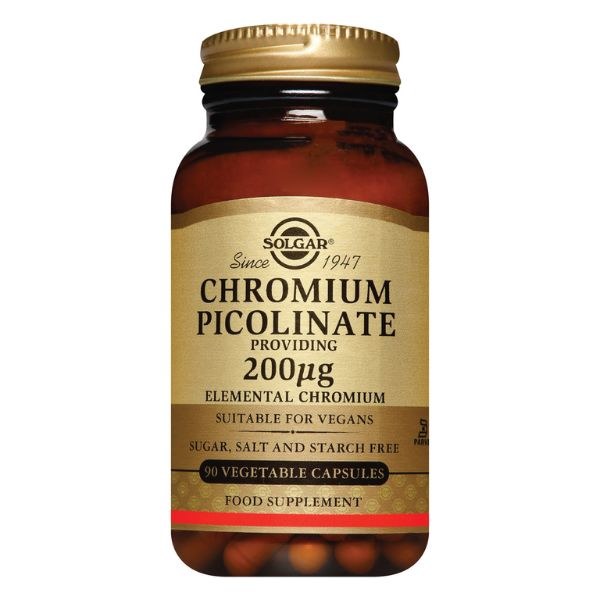 Picture of Solgar Chromium Picolinate 200ug - 90 Capsules