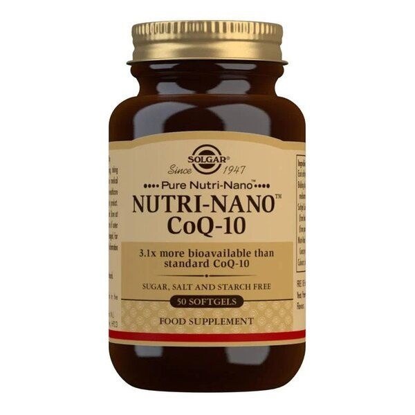 Solgar Nutri Nano CoQ10 - 50 Softgels