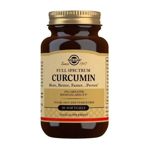 Solgar Full Spectrum Curcumin  - 30 Softgels