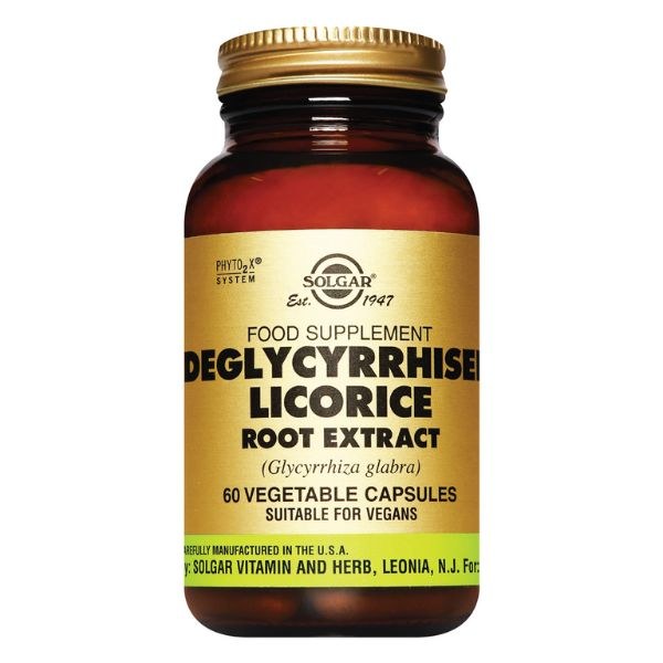 Solgar Deglycyrrhised Licorice - 60 Capsules