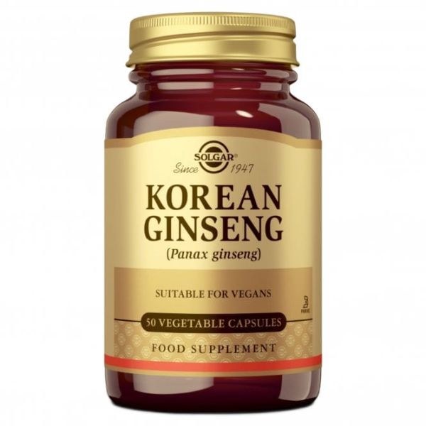 Solgar Korean Ginseng 520mg - 50 Capsules