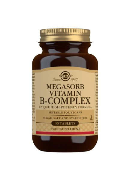 Solgar Megasorb B Complex - 100 Tablets
