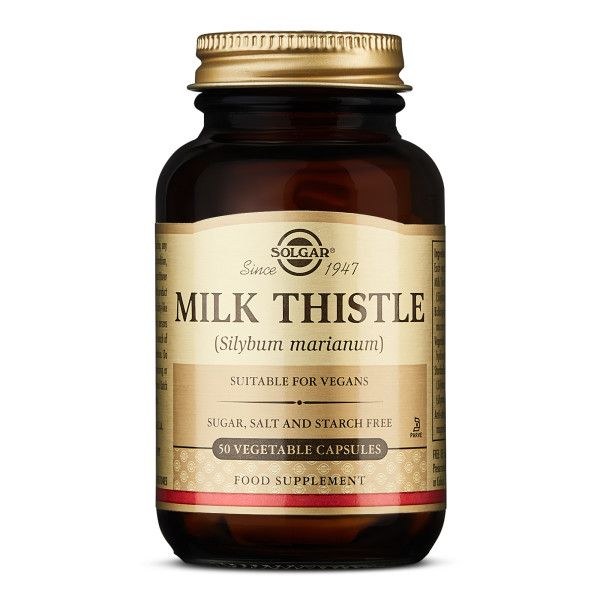 Solgar Milk Thistle Capsules - 50 Capsules