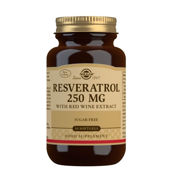 Solgar Resveratrol 250mg - 30 Softgels