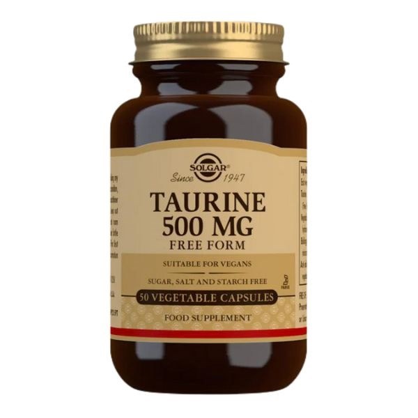 Solgar Taurine 500mg - 50 Capsules