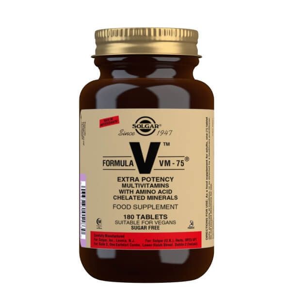 Solgar VM 75 Multivitamin - 180 Tablets