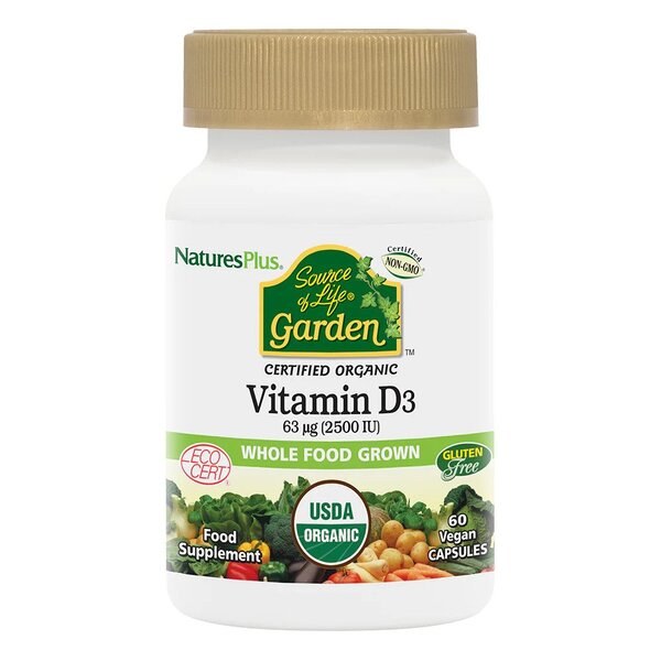 Picture of Source of Life Organic Vitamin D3 (60 Capsules)