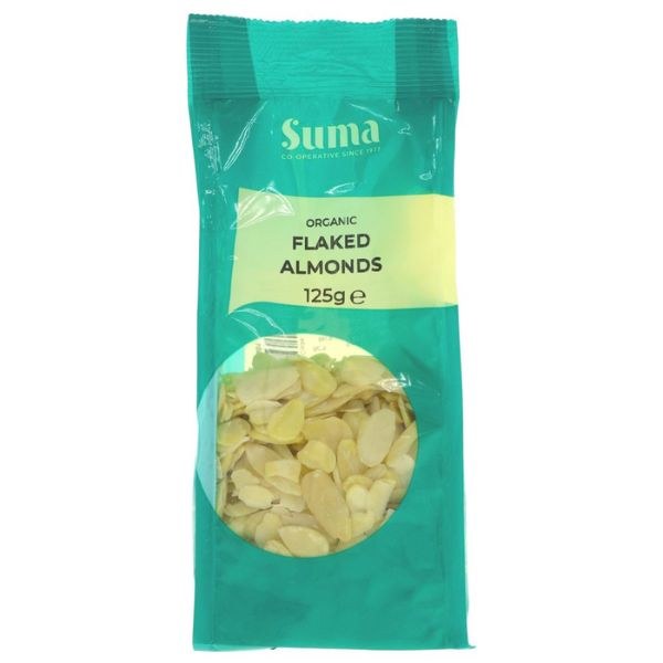 Suma Organic Flaked Almonds -125g