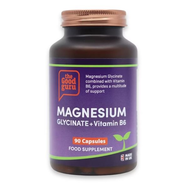 Picture of The Good Guru Magnesium Glycinate & B6 - 90 Capsules