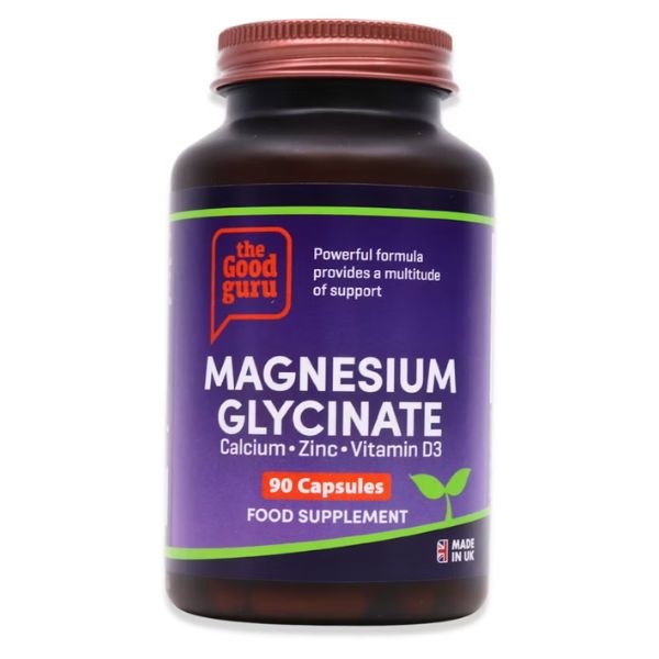 Picture of The Good Guru Magnesium Glycinate, Calcium, Zinc & D3 - 90 Capsules