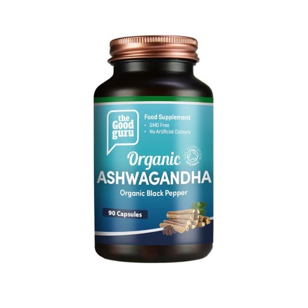 The Good Guru Organic Ashwagandha - 90 Capsules