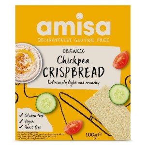 Amisa Gluten Free Chickpea Crispbread - 100g