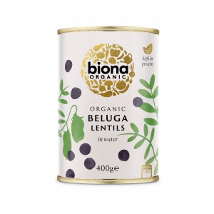 Biona Organic Beluga Lentils - 400g