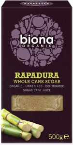Biona Organic Rapadura Whole Cane Sugar - 500g