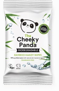 Cheeky Panda Biodegradable Handy Wipes - Pack of 12