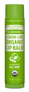 Dr Bronner's Organic Lip Balm - Lemon & Lime - 4g