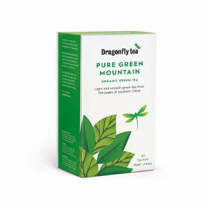 Dragonfly Pure Green Mountain Tea - 20 Organic Teabags