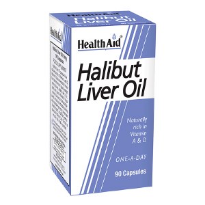 Health Aid Halibut Liver Oil Capsules - 90's