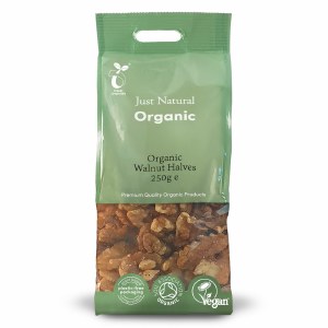 Just Natural Organic Walnut Halves (250g)