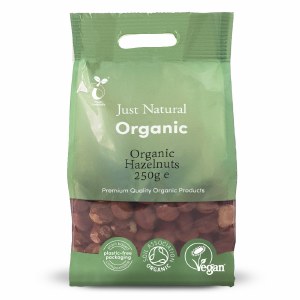 Just Natural Organic Hazelnuts - 250g