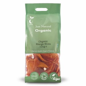 Just Natural Organic Mango Slices - 125g