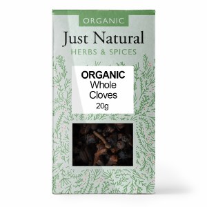 Just Natural Herbs Organic Whole Cloves - 20g