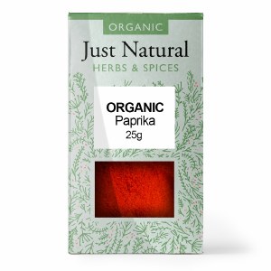 Just Natural Herbs Organic Paprika 25g