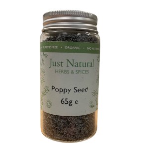 Just Natural Organic Blue Poppy Seeds - 65g