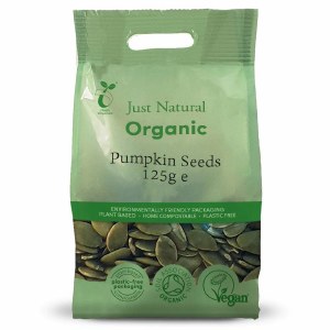 Just Natural Organic Pumpkin Seeds - 125g