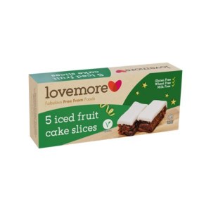 Lovemore 5 x Iced Fruit Cakes Slices