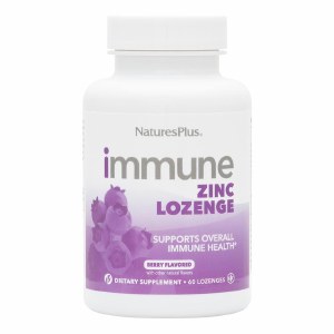 NaturesPlus Immune Zinc Lozenge with Copper - 60 Lozenges