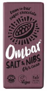 Ombar Raw Chocolate Bar - Salt & Nibs (70g)